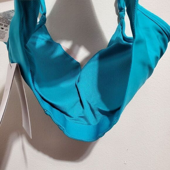Nike Women's Sz Medium Sports Bra Dri-FIT Indy Yoga Light-Support DD1407-356 NWT - Picture 4 of 8